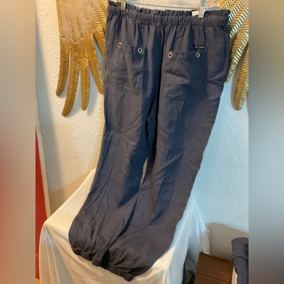 Social Standard Sanctuary Sz XL Linen Blend Elastic Waist and Leg Solstice NWT - Picture 3 of 5